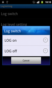 Log switch