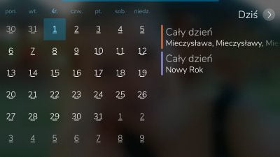 Sailfish OS - Kalendarz