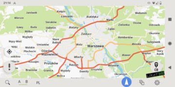 AutoMapa LikeNE - mapa