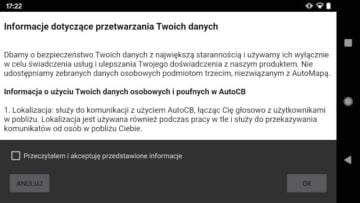 AutoCB - Informacje dotyczące przetwarzania Twoich danych