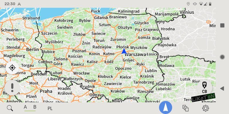 AutoMapa Android - LikeMapbox - mapa