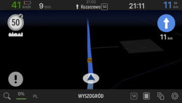 AutoMapa 7.9.29 iOS Nowy kursor nawigacji