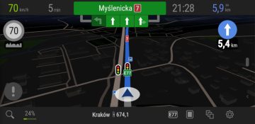 AutoMapa Android 7.16 - Nawigowanie